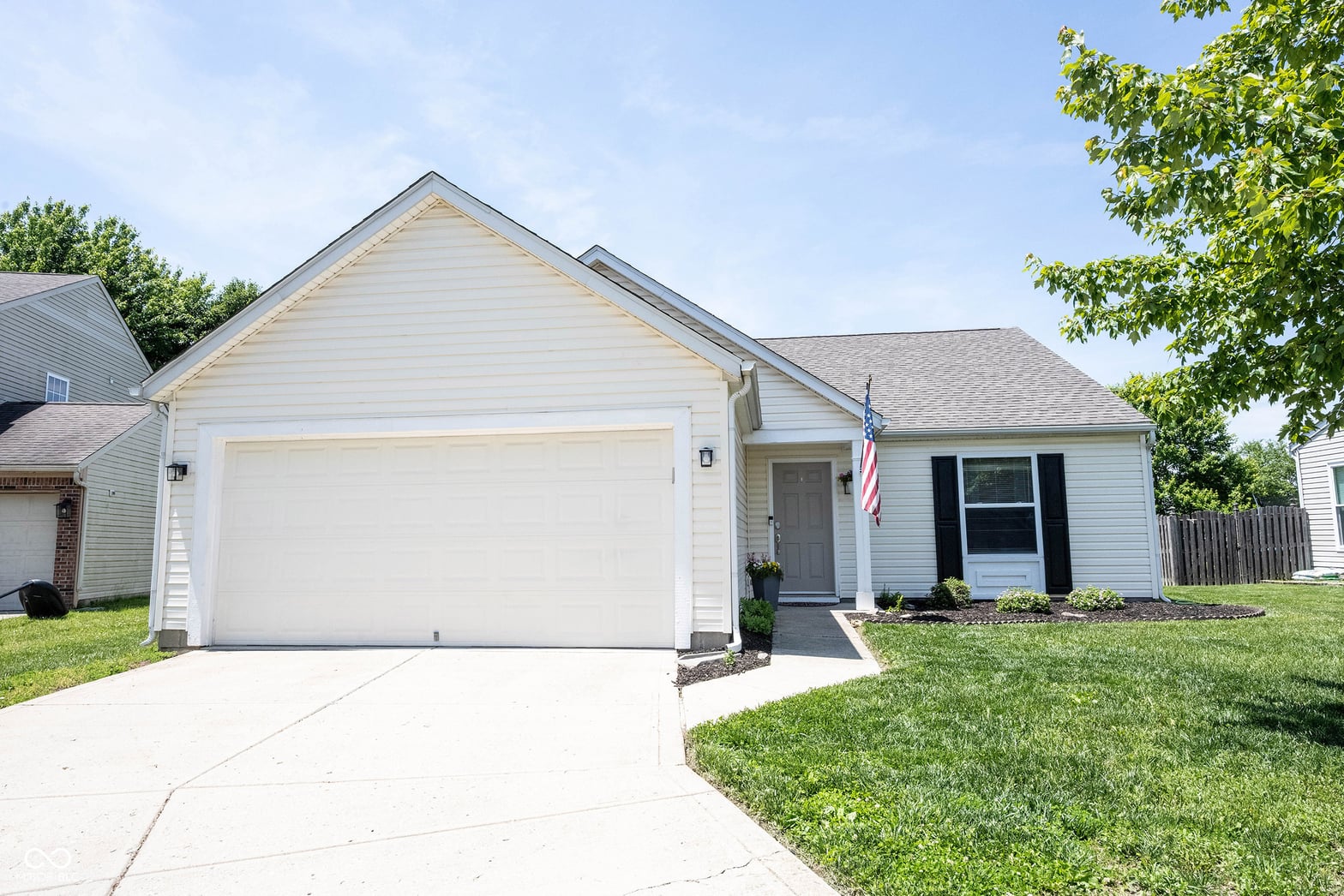 Front exterior at 18653 Pilot Mills Drive, Noblesville, IN