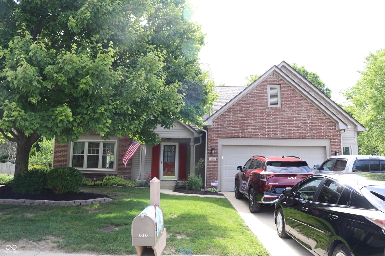 Front exterior at 616 Midnight Court, Indianapolis, IN