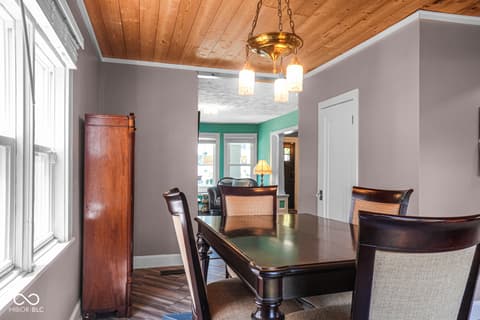 Dining room at 3245 Ruckle Street, Indianapolis, IN