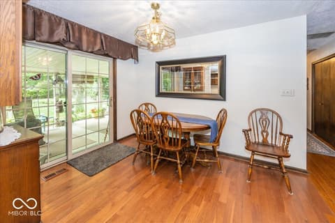 Dining room at 11520 Timberlane Drive, Fishers, IN