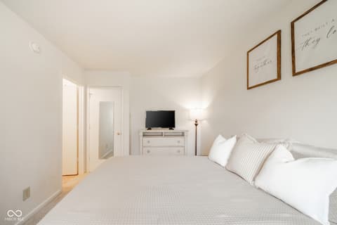 Primary bedroom at 406 Warrior Court, Sheridan, IN