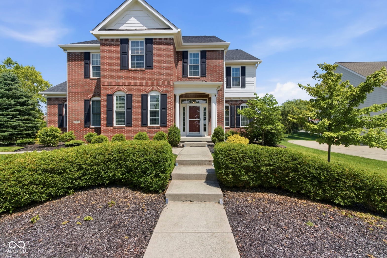 Front exterior at 14661 Parkhurst Drive, Westfield, IN