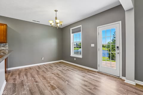 Dining room at 12447 Wolverton Way, Fishers, IN