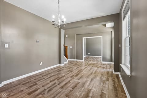 Dining room at 12447 Wolverton Way, Fishers, IN