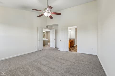 Primary bedroom at 12447 Wolverton Way, Fishers, IN