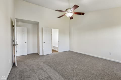 Primary bedroom at 12447 Wolverton Way, Fishers, IN
