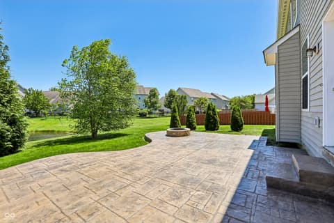 Outdoor living area at 12447 Wolverton Way, Fishers, IN