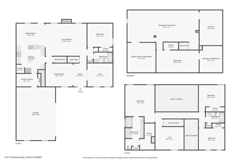Floor Plan — 12447 Wolverton Way, Fishers, IN