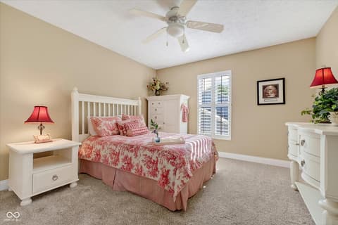 Bedroom at 7755 Carly Court, Fishers, IN