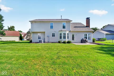 Backyard at 7755 Carly Court, Fishers, IN
