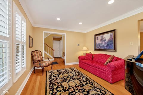 Living room at 7755 Carly Court, Fishers, IN