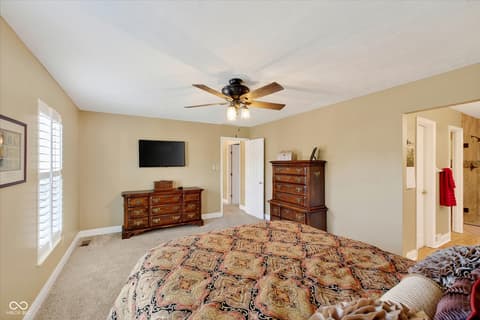 Bedroom at 7755 Carly Court, Fishers, IN