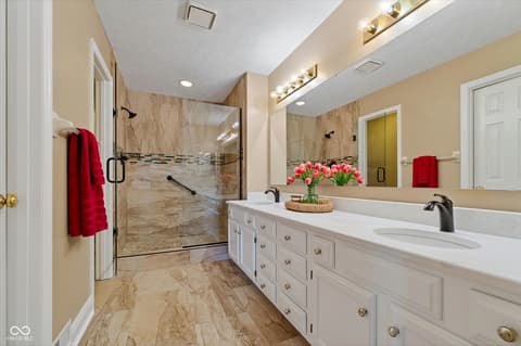Bathroom at 7755 Carly Court, Fishers, IN