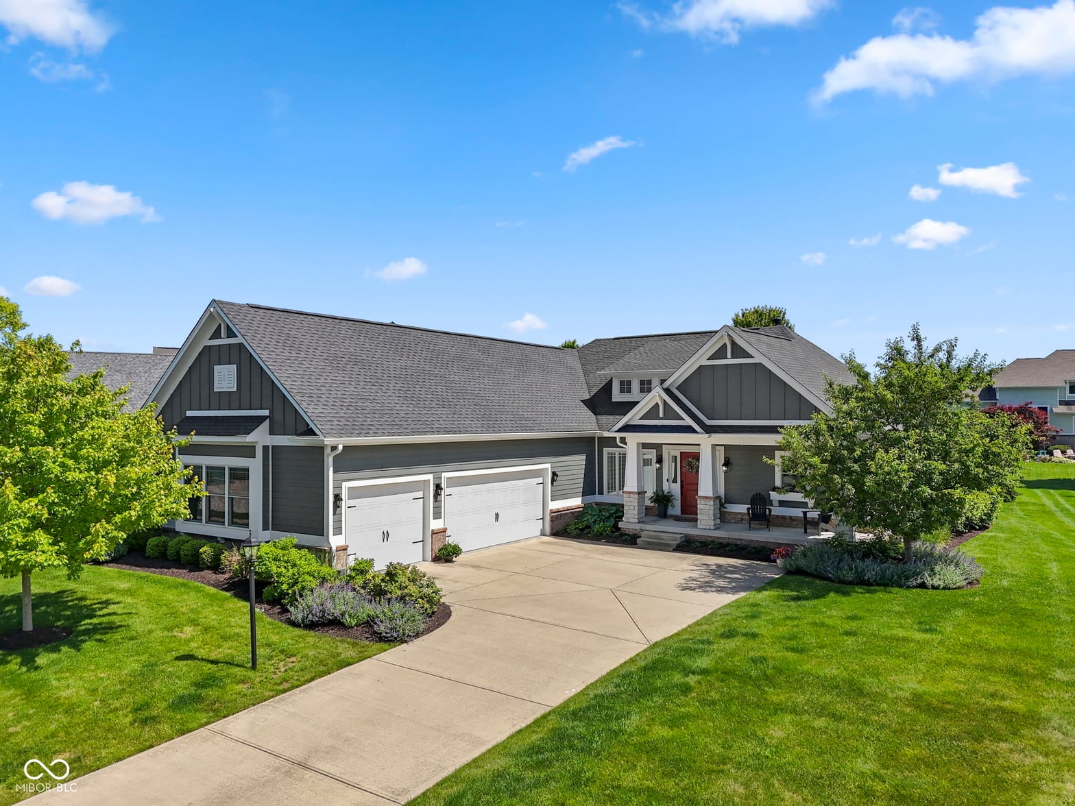Front exterior at 4999 Sweetwater Drive, Noblesville, IN