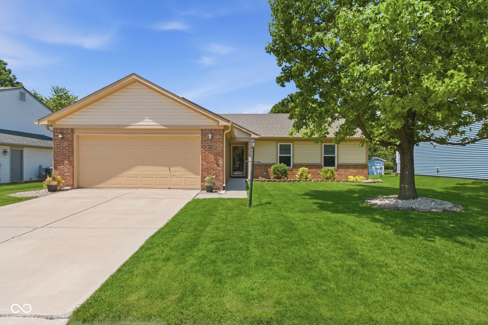Front exterior at 12536 Trophy Drive, Fishers, IN