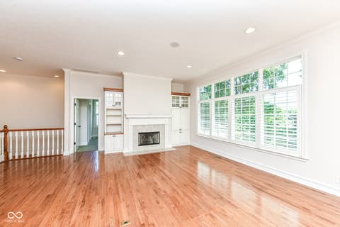 Living room at 10655 Sunset Point Lane, Fishers, IN
