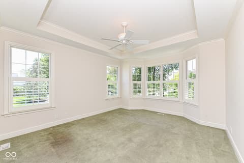 Primary bedroom at 10655 Sunset Point Lane, Fishers, IN