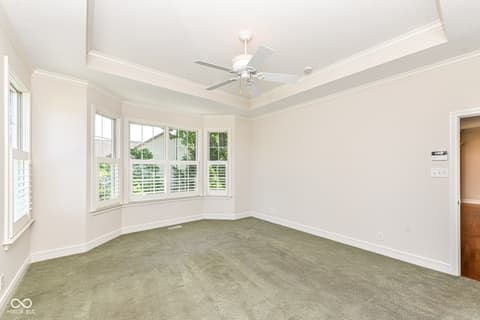 Primary bedroom at 10655 Sunset Point Lane, Fishers, IN
