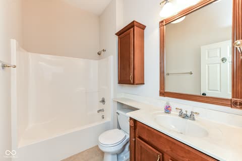 Bathroom at 10655 Sunset Point Lane, Fishers, IN