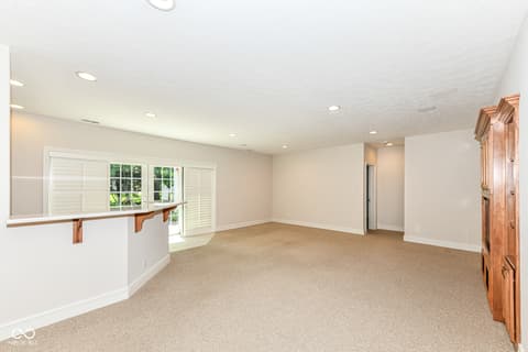 Family room at 10655 Sunset Point Lane, Fishers, IN