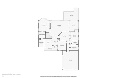 Floor Plan — 10655 Sunset Point Lane, Fishers, IN