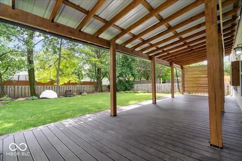 Outdoor living area at 10375 Delphi Court, Fishers, IN