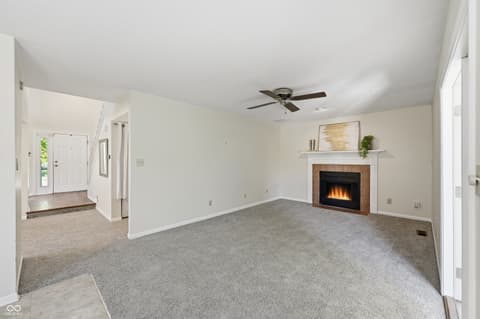 Family room at 10713 Pimlico Circle, Carmel, IN