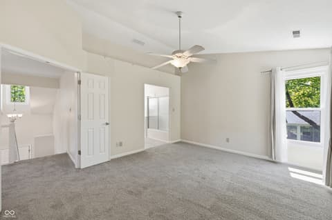 Primary bedroom at 10713 Pimlico Circle, Carmel, IN
