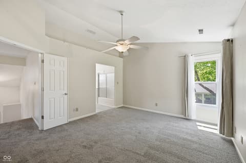 Primary bedroom at 10713 Pimlico Circle, Carmel, IN