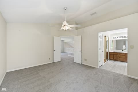 Primary bedroom at 10713 Pimlico Circle, Carmel, IN