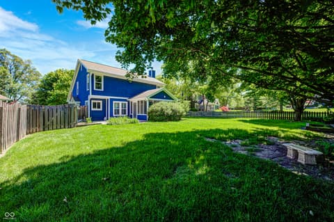 Backyard at 10713 Pimlico Circle, Carmel, IN