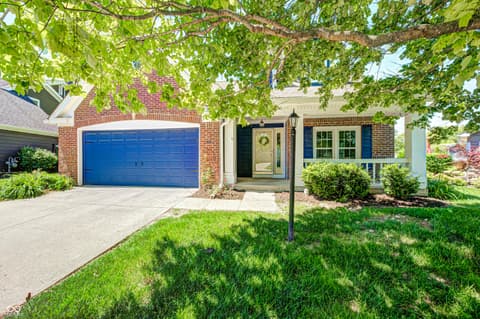 Front exterior at 10713 Pimlico Circle, Carmel, IN