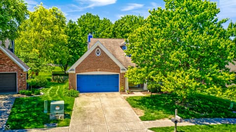 Front exterior at 10713 Pimlico Circle, Carmel, IN