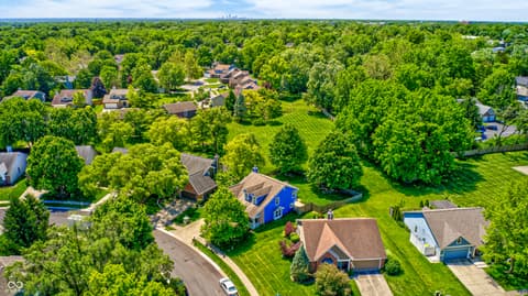 Aerial view at 10713 Pimlico Circle, Carmel, IN