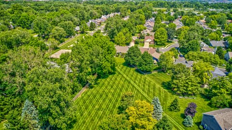 Aerial view at 10713 Pimlico Circle, Carmel, IN