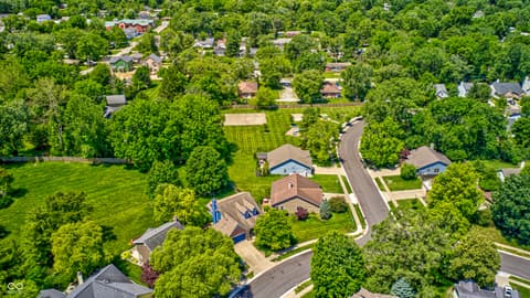 Aerial view at 10713 Pimlico Circle, Carmel, IN