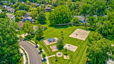 Aerial view at 10713 Pimlico Circle, Carmel, IN