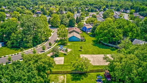 Aerial view at 10713 Pimlico Circle, Carmel, IN