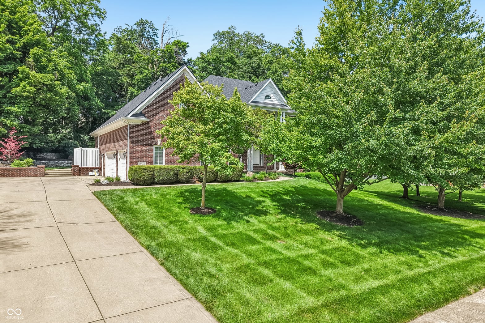 Front exterior at 12069 Bayhill Drive, Carmel, IN