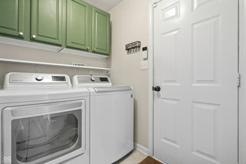 Laundry room at 10293 Cheswick Lane, Fishers, IN
