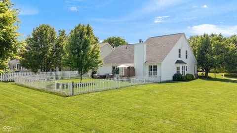 Backyard at 10293 Cheswick Lane, Fishers, IN