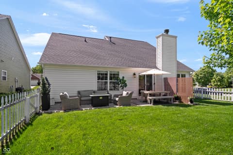 Backyard at 10293 Cheswick Lane, Fishers, IN