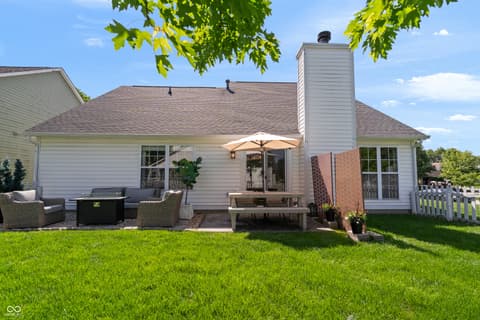 Backyard at 10293 Cheswick Lane, Fishers, IN