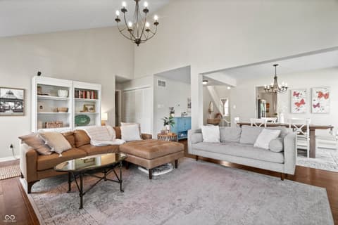 Living room at 10293 Cheswick Lane, Fishers, IN