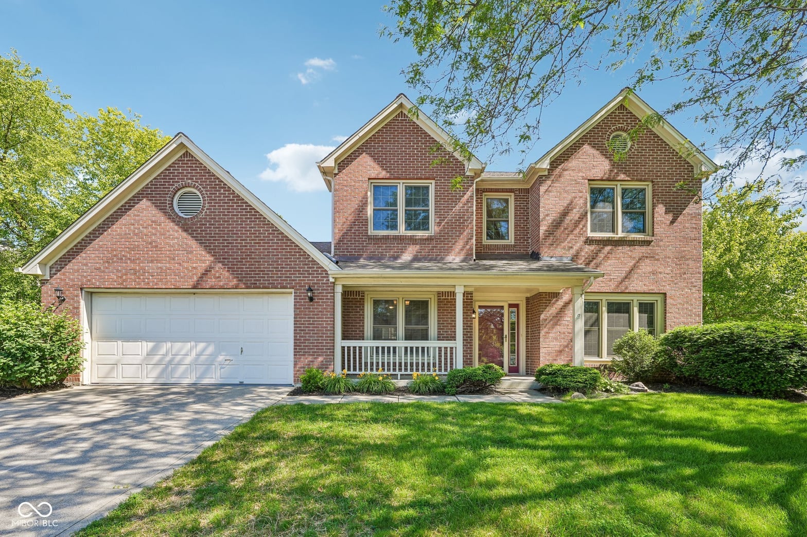 Front exterior at 3800 Richmond Court, Carmel, IN