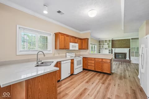 Kitchen at 3800 Richmond Court, Carmel, IN