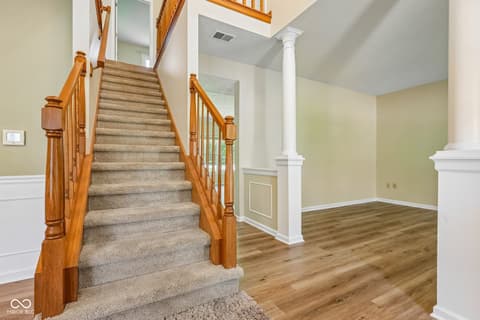 Stairs — 3800 Richmond Court, Carmel, IN