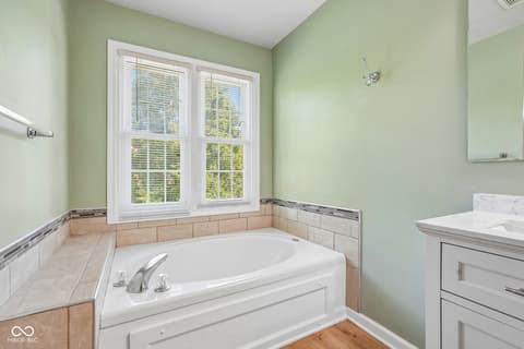 Bathroom at 3800 Richmond Court, Carmel, IN