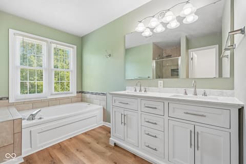 Bathroom at 3800 Richmond Court, Carmel, IN