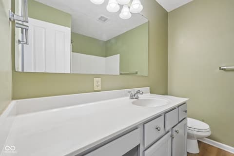 Bathroom at 3800 Richmond Court, Carmel, IN